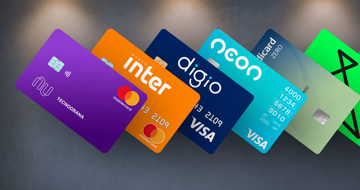 Os melhores 10 cartões de crédito digitais sem anuidade