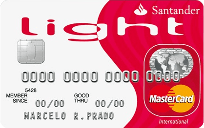 cartao de credito santander light mastercard 418 263 1